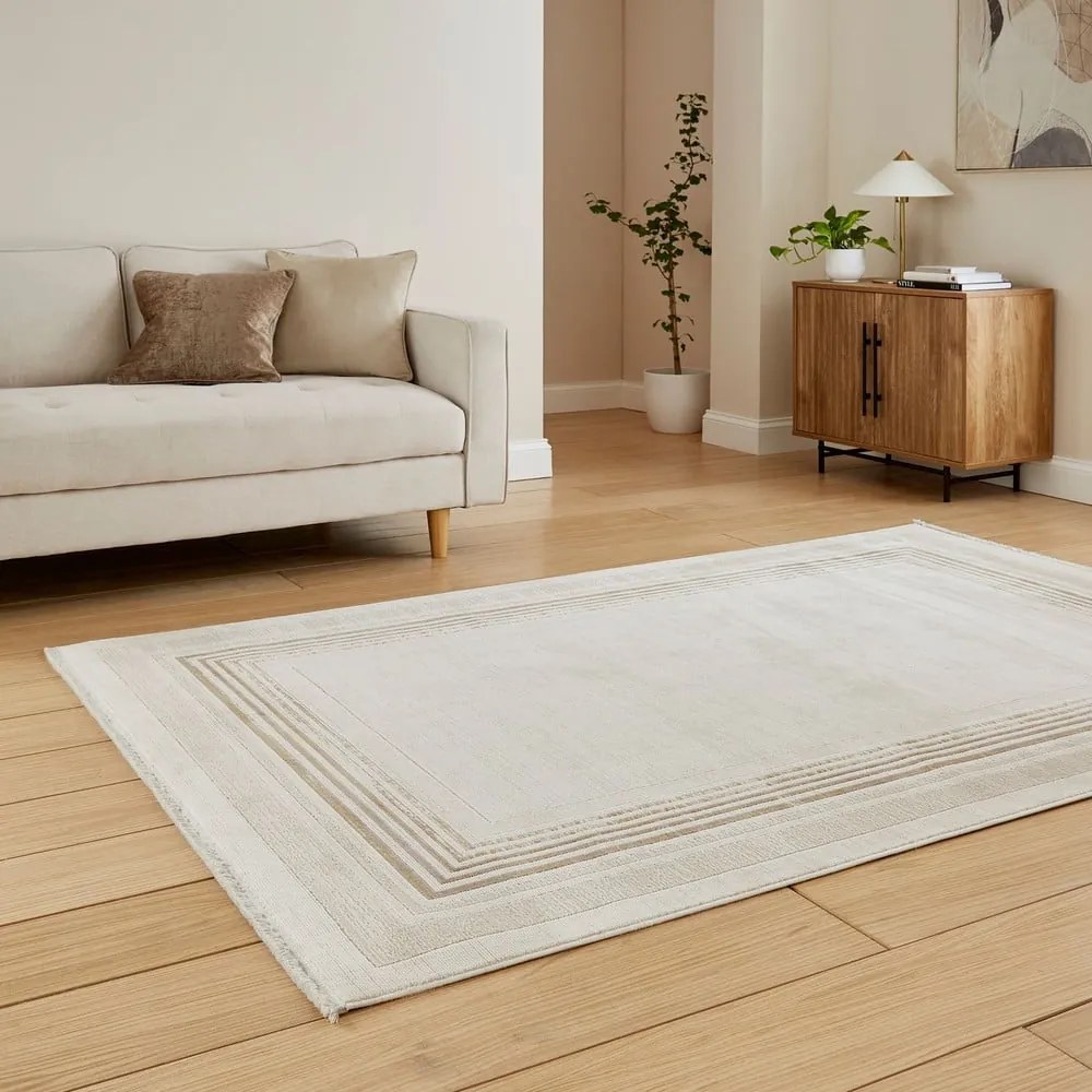 Covor bej-crem 80x150 cm Mirage Cream – Think Rugs
