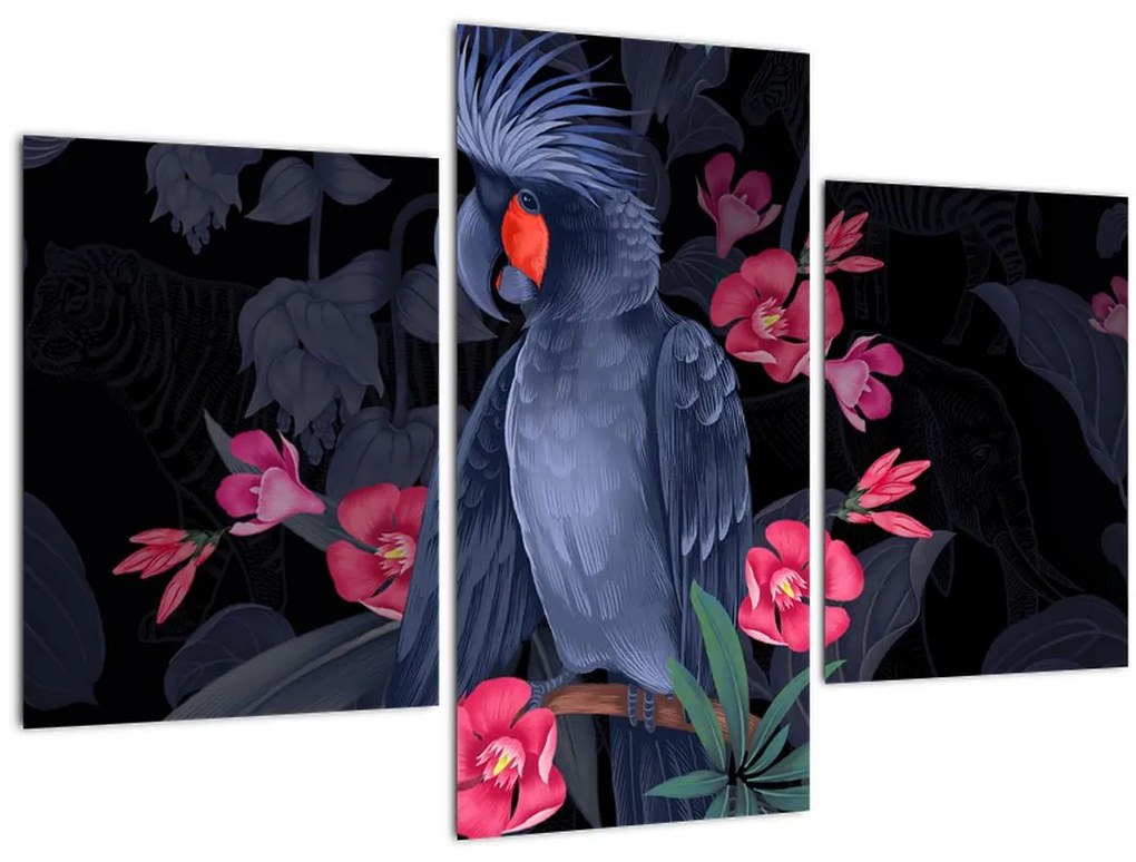 Tablou - Păpădia între flori (90x60 cm)