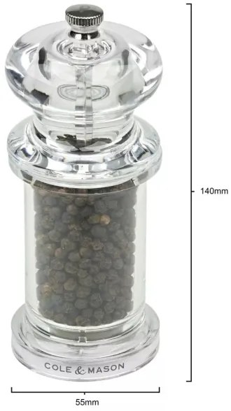 Cole&Mason - Set 2 râșnițe sare și piper PRECISION MILLS 14 cm