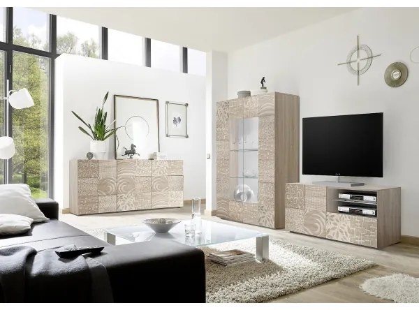 Comodă TV ARIA, stejar Sonoma