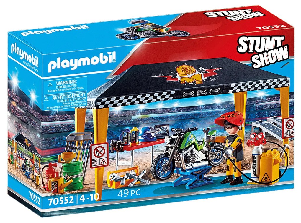 STUNT SHOW - CORT REPARATII AUTO - PLAYMOBIL STUNT SHOW (PM70552)