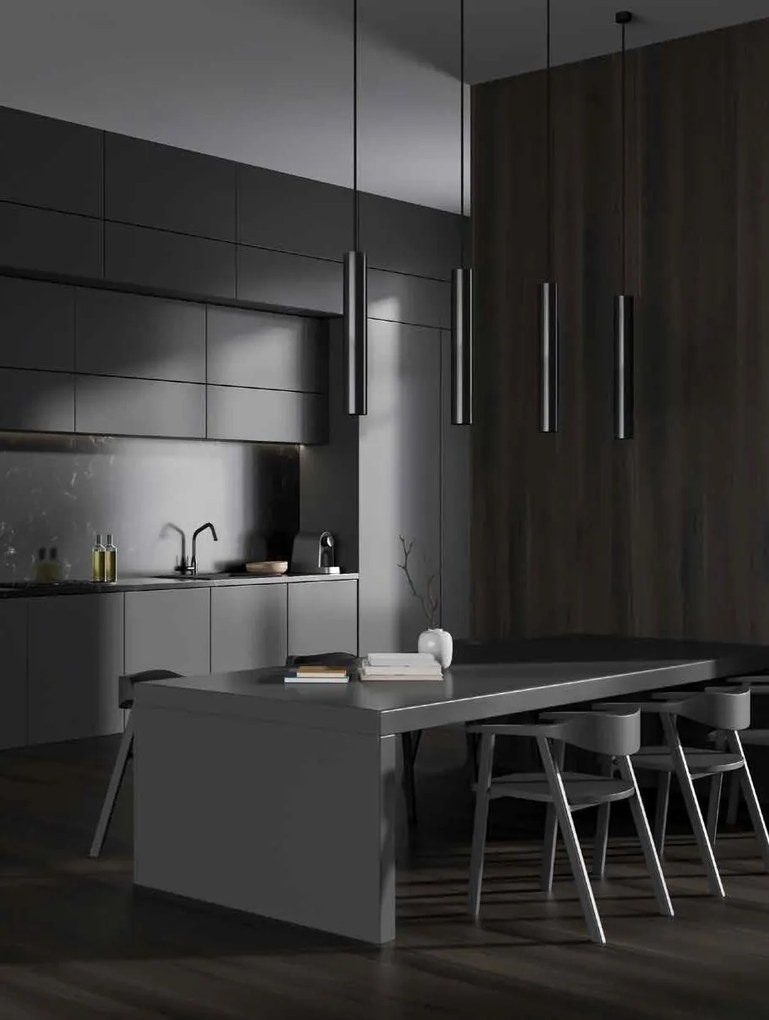 Pendul cu Spot stil minimalist GU10 Tube auriu
