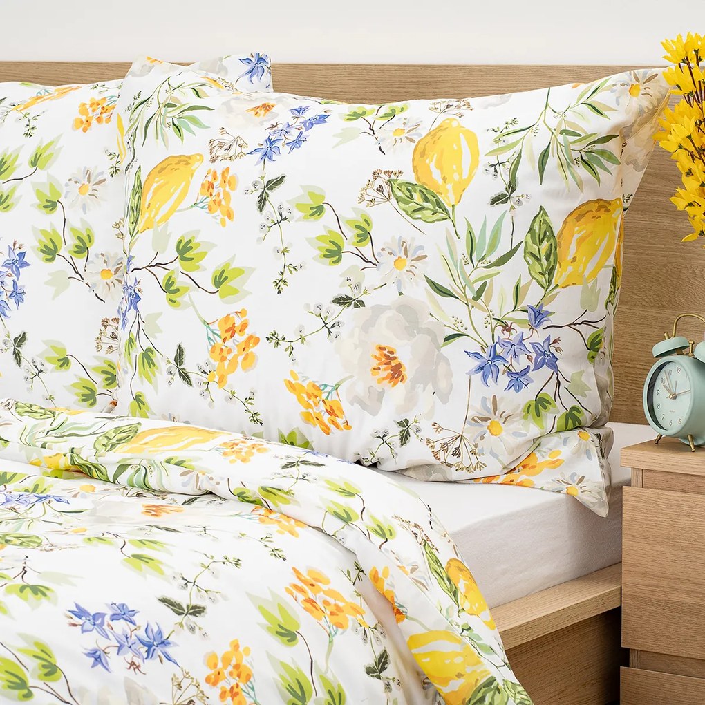 Lenjerie de pat din bumbac 4Home Lemon Delight,160 x 200 cm, 70 x 80 cm, 160 x 200 cm, 70 x 80 cm