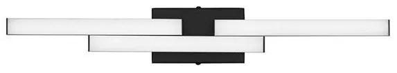 Aplica baie LED, protectie IP44, Aluminiu, Negru, Atom, NVL-9695269