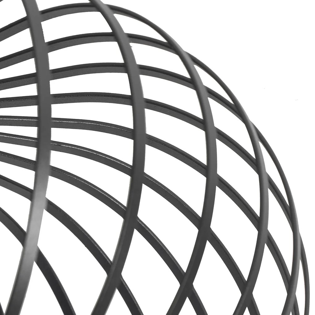 Plafoniera inteligentă neagră 39 cm inclusiv Wi-Fi G95 - Johanna