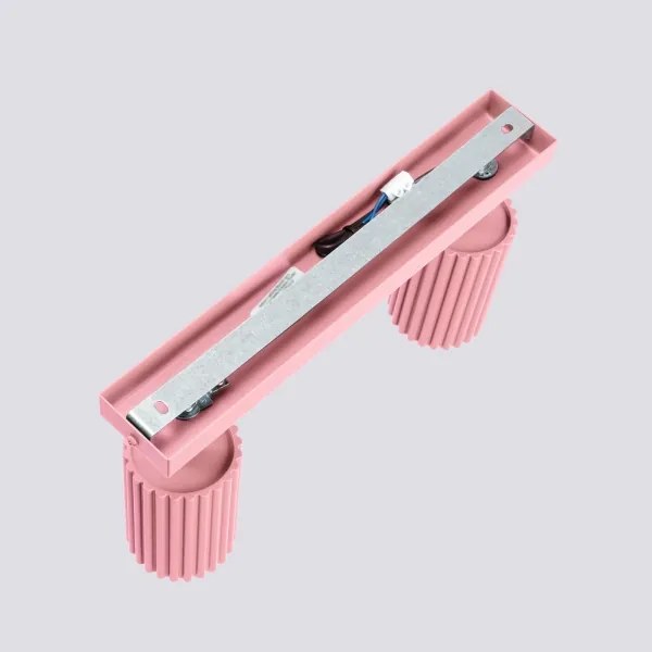 Brilagi - Spot LED CRESTO, 2x GU10, 10W, 230V, roz