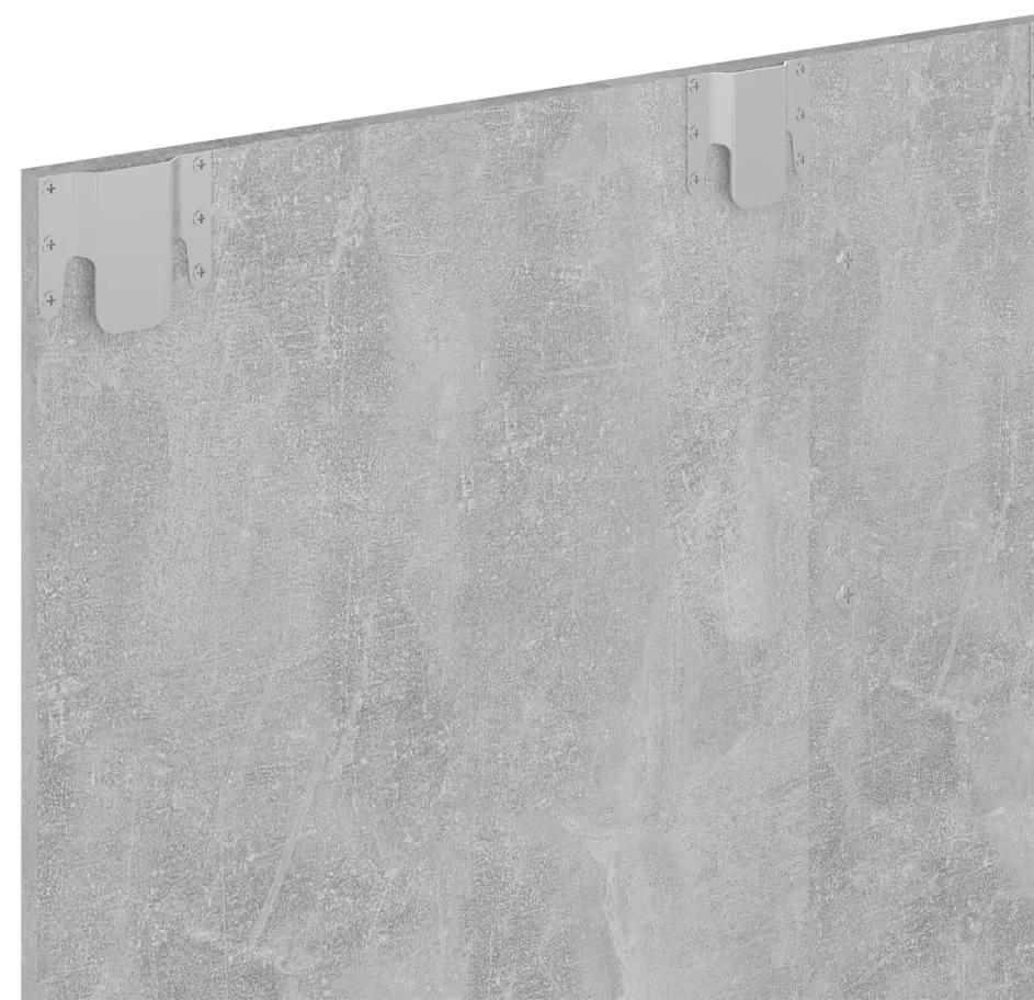 Comoda TV de perete, gri beton, 120x23,5x90 cm, PAL 1, Gri beton