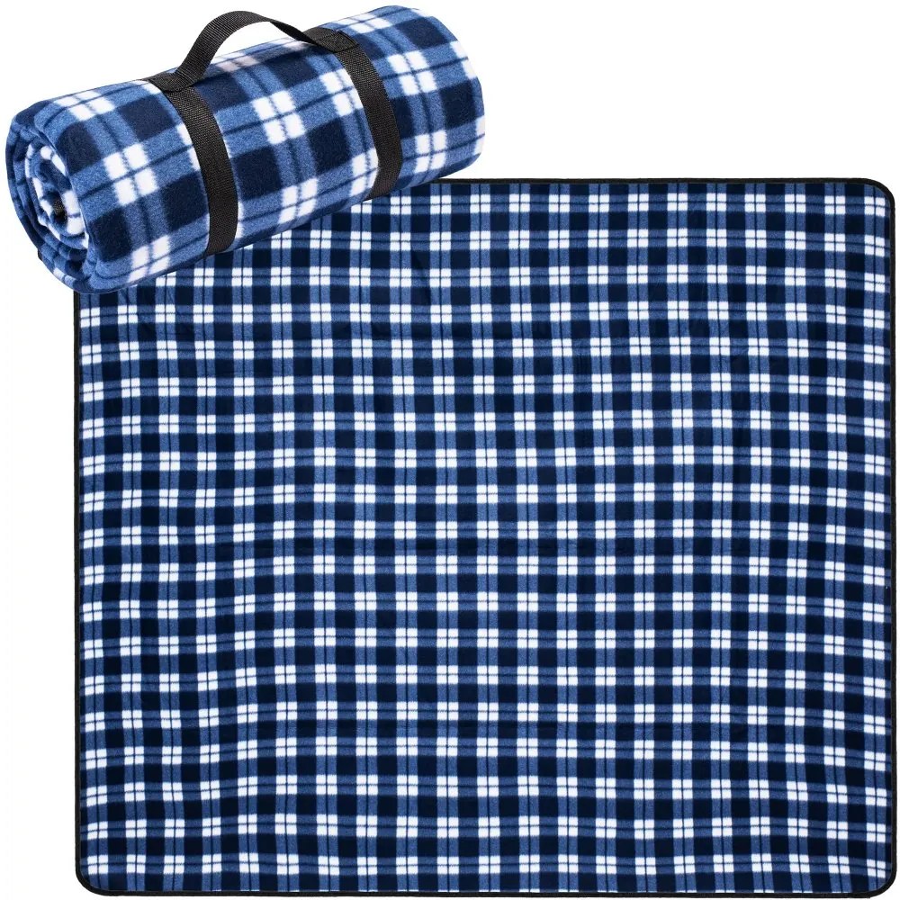 Pătură de picnic plaid albastru