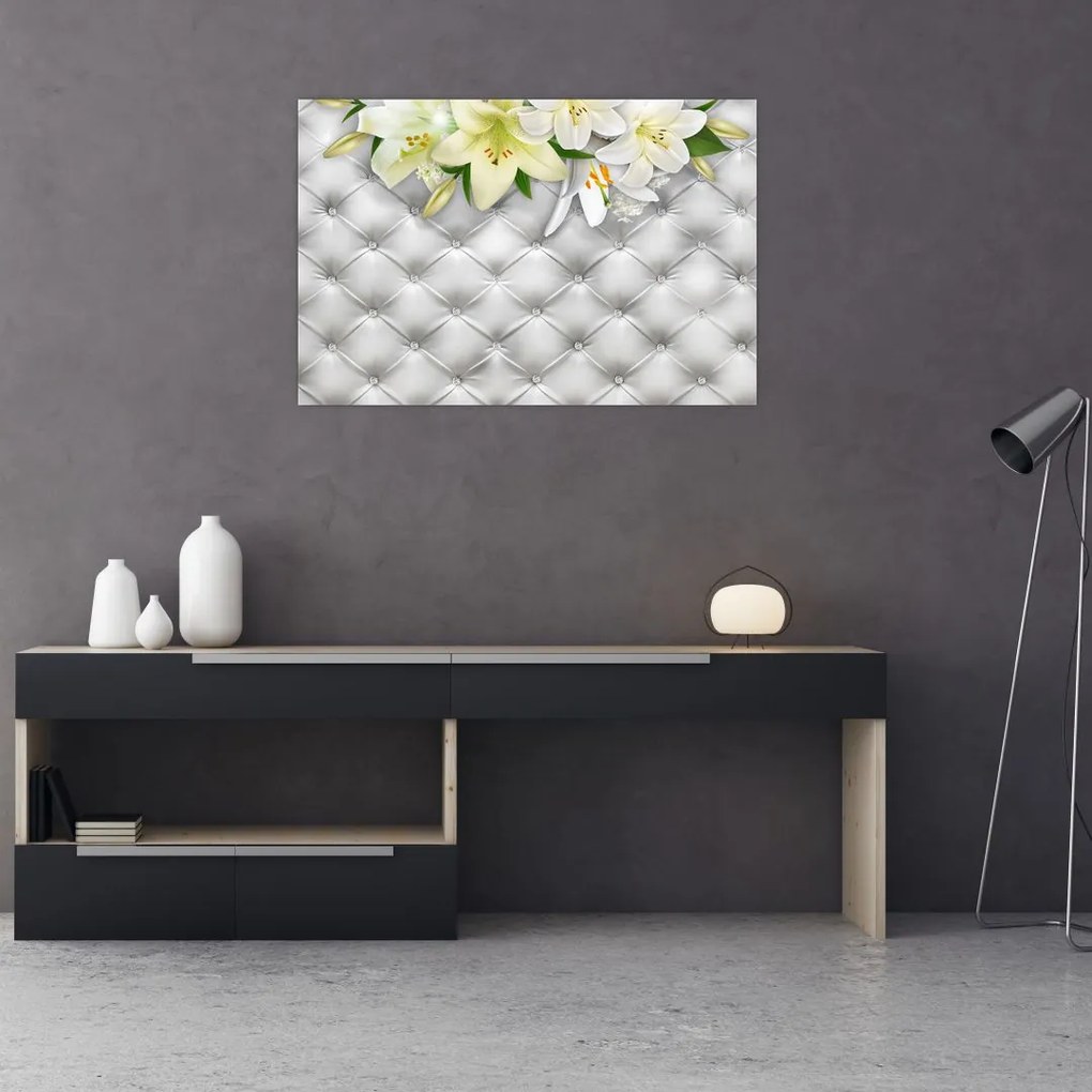 Tablou cu flori de crin (90x60 cm)