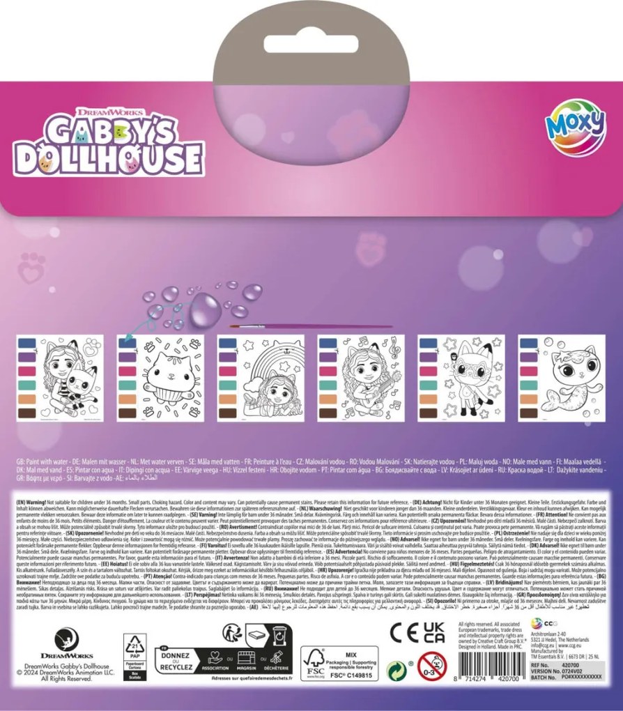 Gabby's Dollhouse Cats set de pictură
