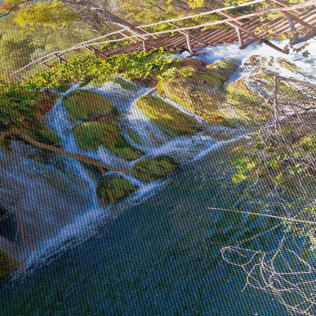 Tablou - Intrare in cascade (120x50 cm)