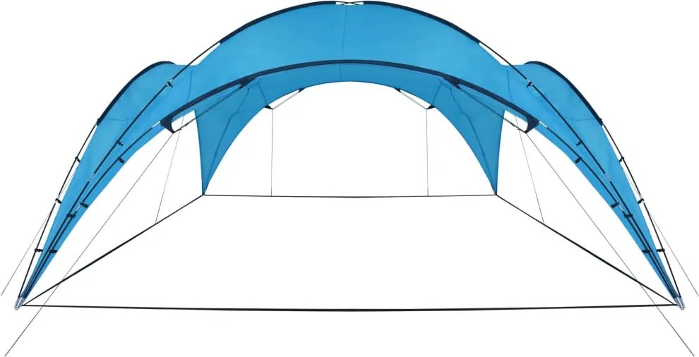 vidaXL Cort de petrecere cu arcadă, albastru deschis, 450x450x265 cm