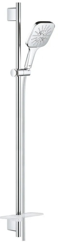 Grohe Rainshower SmartActive 130 Cube Set dus cu bara 90 cm si savoniera, crom