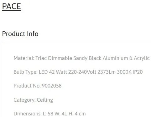 Lustra aplicata LED moderna design geometric PACE