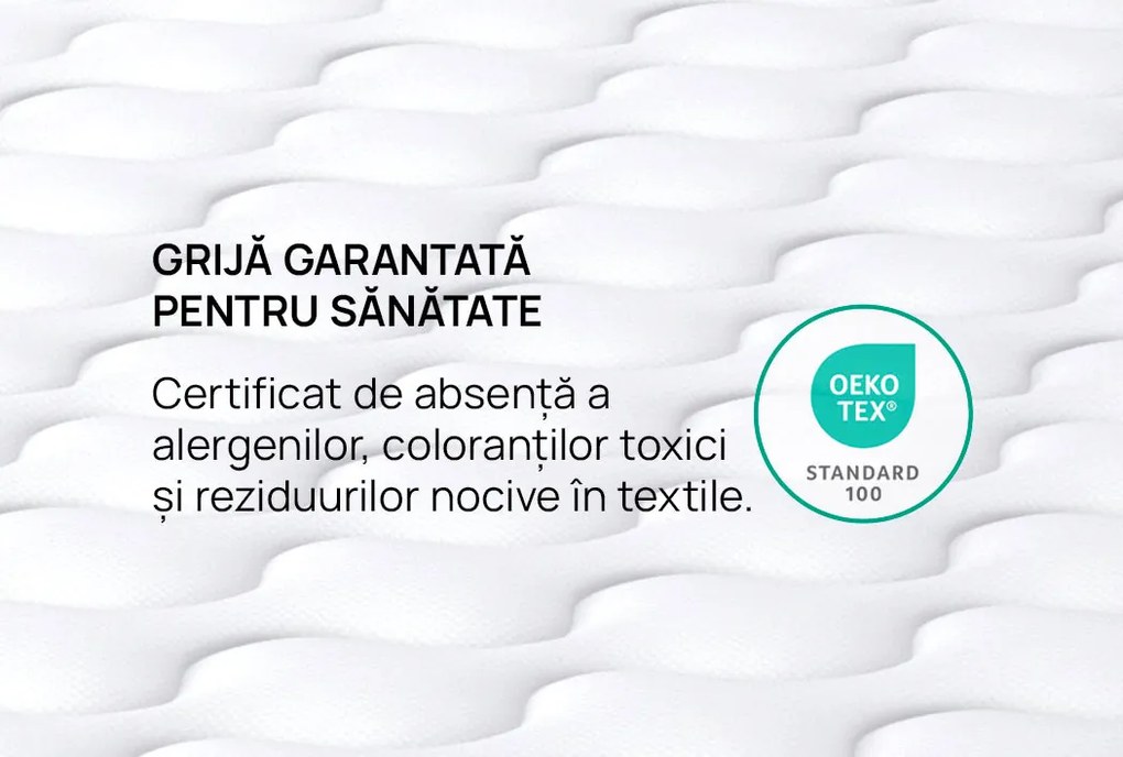 Saltea iSleep, OrtoRelax, 140x200x20, Medie-tare