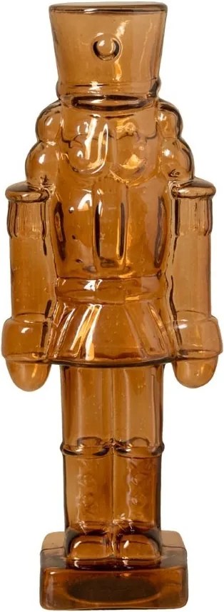 Figurină decorativă din sticlă, camel, model spărgător de nuci cu detalii în relief, finisaj lucios, 31 x 11 x 11 cm, „Casse-Noisette”