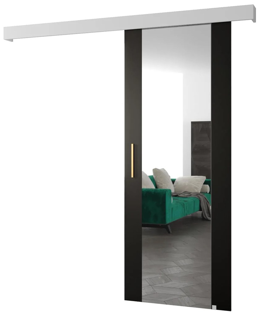 Uși culisante 70 cm Slavdro 2 (negru mat + alb mat). 1108739