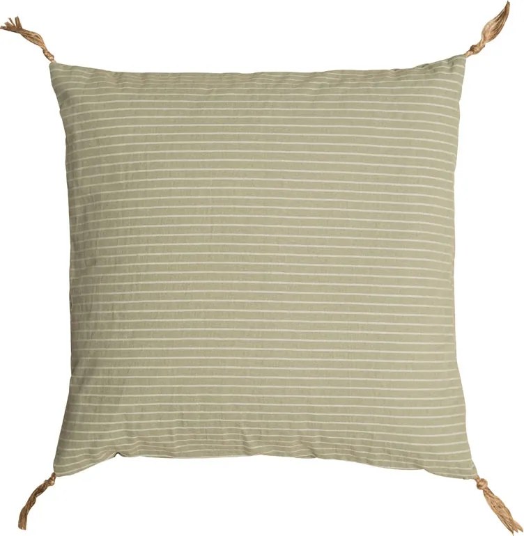 Perna decorativa, din bumbac si iuta naturala, Jut 45x45cm