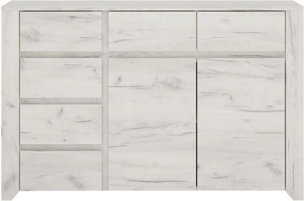 Comoda ANGEL TIP 42, alb, PAL melaminat, 119x40x77 cm