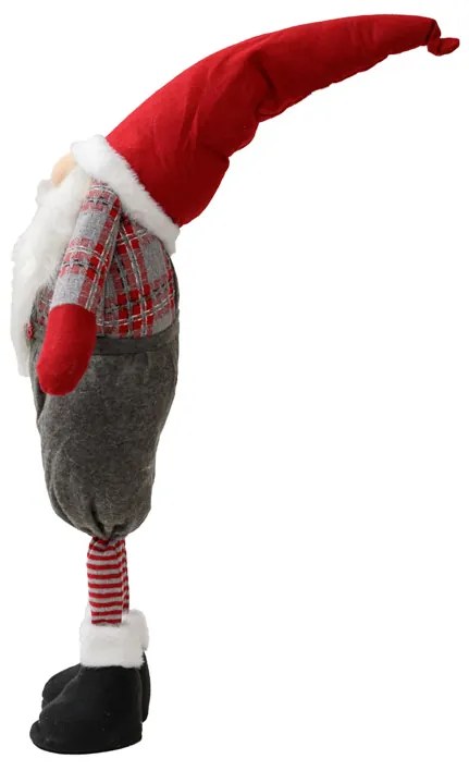 Pitic decorativ GNOME 90 cm, rosu