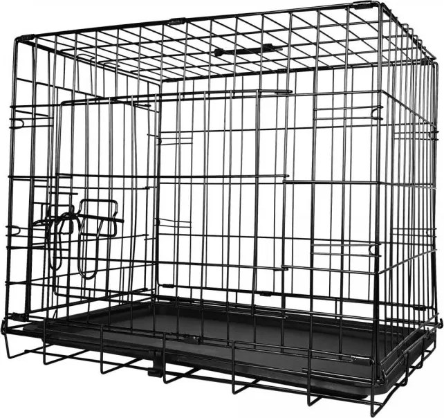 Leopet Cușcă pliabilă pentru câini 91 x 57 x 63,5 cm, L, neg