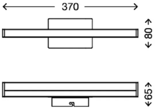 Aplică LED pentru oglindă de baie Briloner 2206-018 SPLASH LED/6W/230V IP23