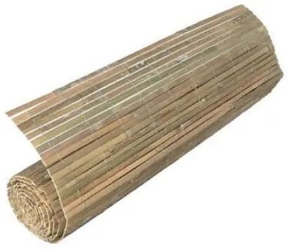Gard/paravan din bambus natural, 5x2 m