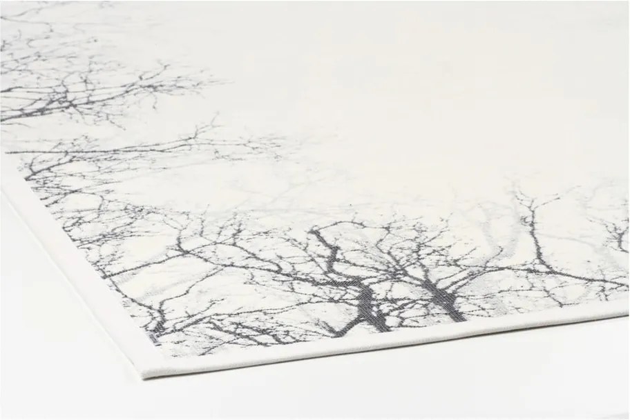 Covor reversibil Narma Puise, 140 x 200 cm, alb