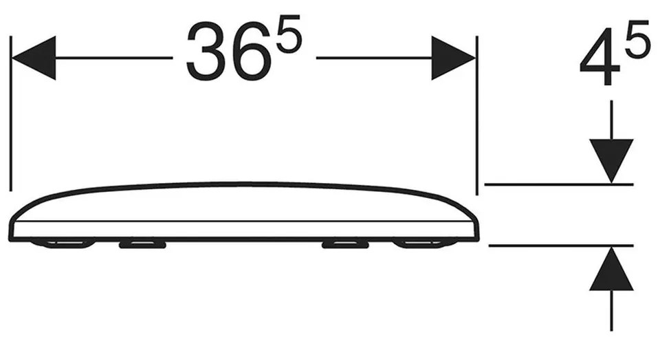 Capac WC, softclose, alb