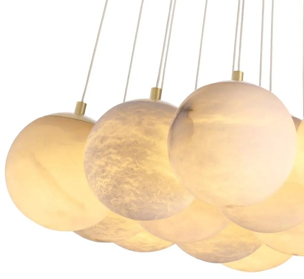 Lustra cu 19 pendule design modern LUX Sphinx L