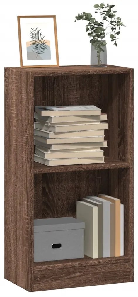 vidaXL Bibliotecă, stejar maro, 40x24x76 cm, lemn prelucrat