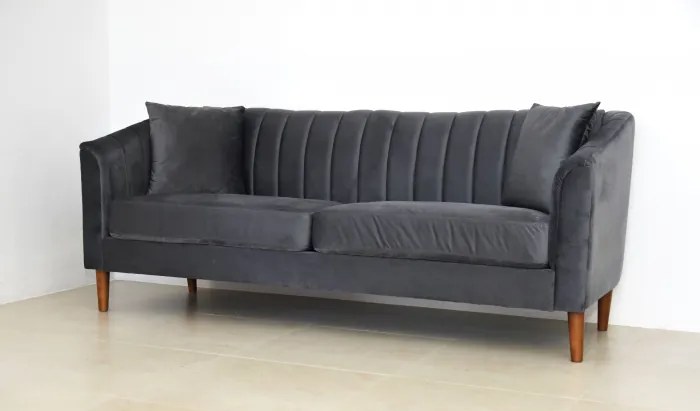 Canapea Belle 208x80x85 cm Material Catifea Roz