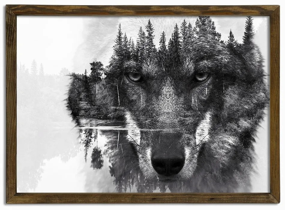 Tablou Husky, 70 x 50 cm