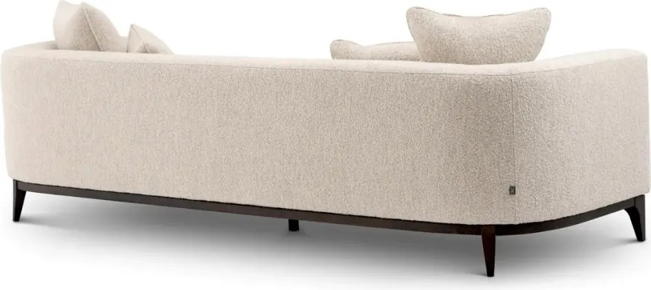 Canapea confortabila design LUX Brannan, Boucle chalk white