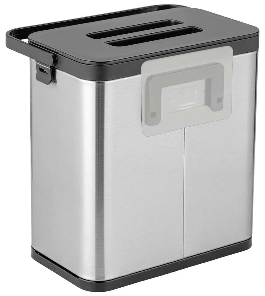 Recipient pentru deșeuri compostabile argintiu mat 3 l Colin – Wenko