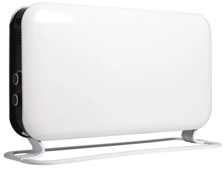 Încălzitor de pardoseală MILL SG2000MEC, 2000W, 20 m2, 3 trepte, LOT20, Silențios, Protecție la răsturnare, Margini rotunjite, Alb/negru