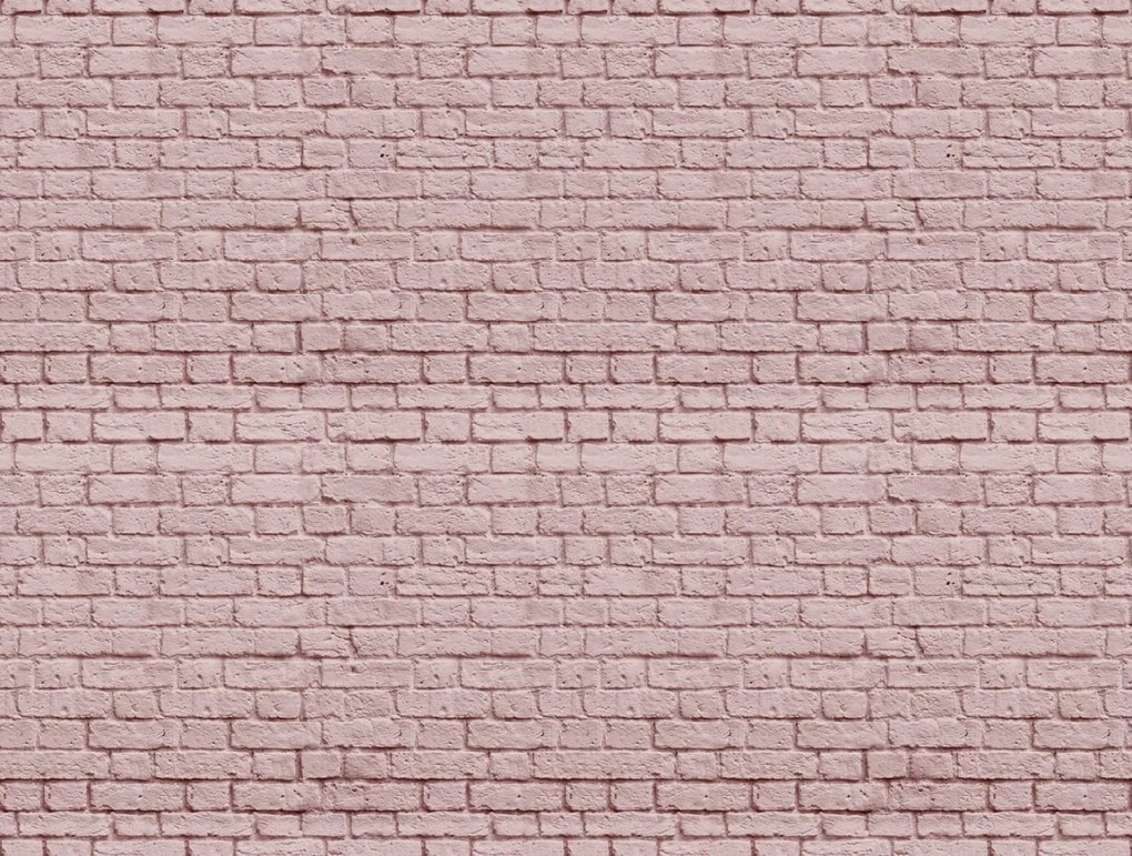 Tapet Soft Bricks, Pink, Rebel Walls