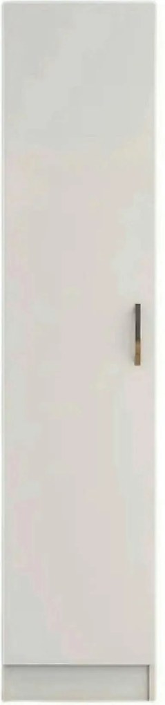 Dulap GRD0301, alb, PAL melaminat, cu o usa, 40x47x182 cm