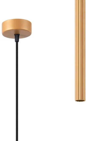 Lustră pe cablu Sollux SL.1339 ARCHE 1xG9/8W/230V auriu