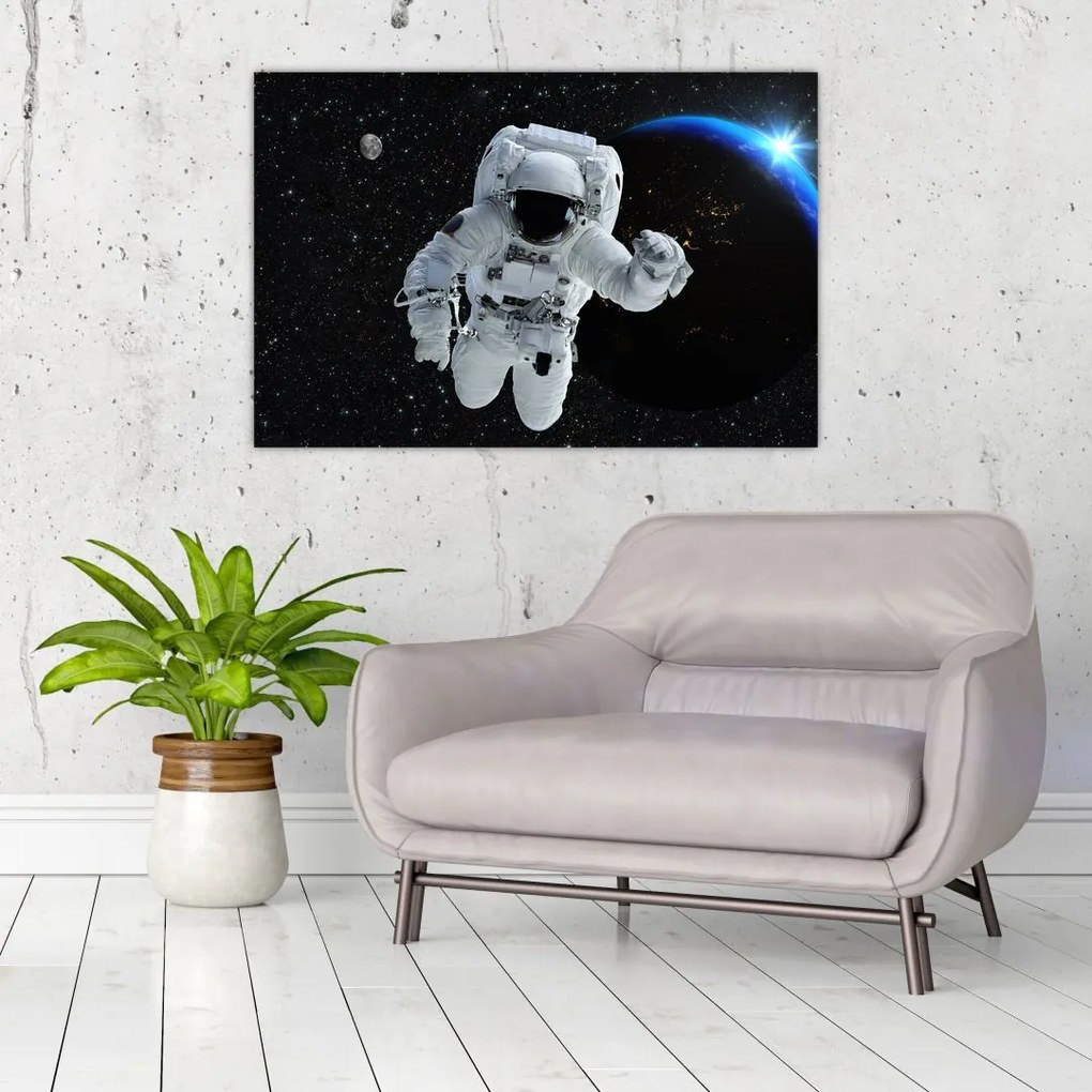 Tablou - Astronaut în Cosmos (90x60 cm)