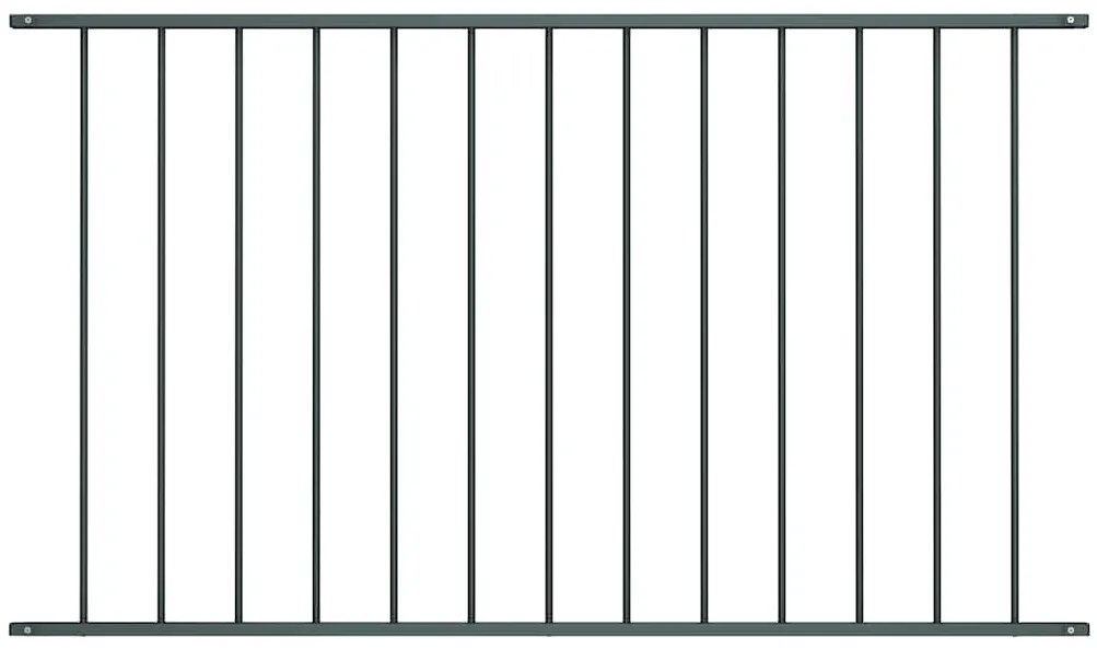 vidaXL Panou de gard din oțel vopsit în câmp electrostatic 1,63x0,75 m antracit