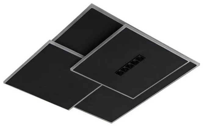 Plafonieră LED dimabilă LED/95W/230V 3000-6500K negru + telecomandă