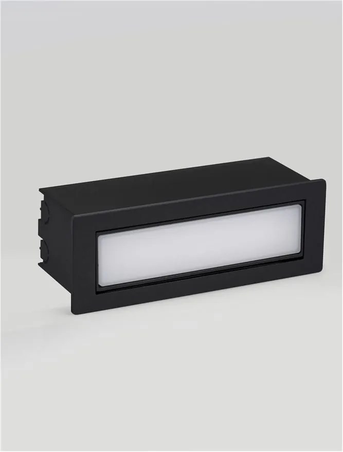 Spot LED incastrabil iluminat exterior ambiental IP54 ECHO negru