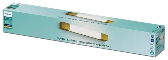 Aplică pentru oglindă de baie Philips ROVER LED/5W/230V IP44 alamă