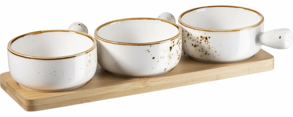 Mäser Set de 4 boluri de servire cu tavă Pintar II
