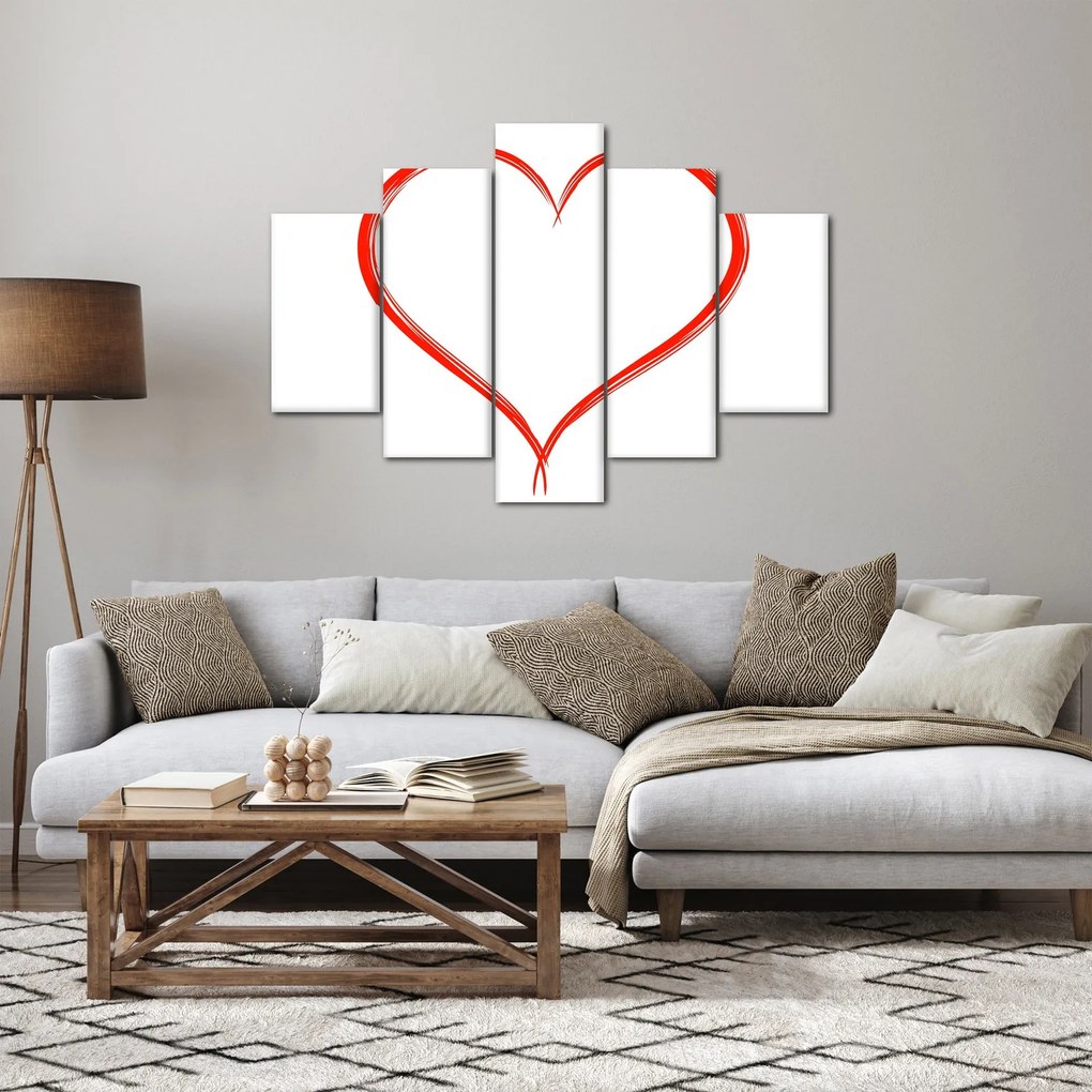 Tablou cu inima (150x105 cm)
