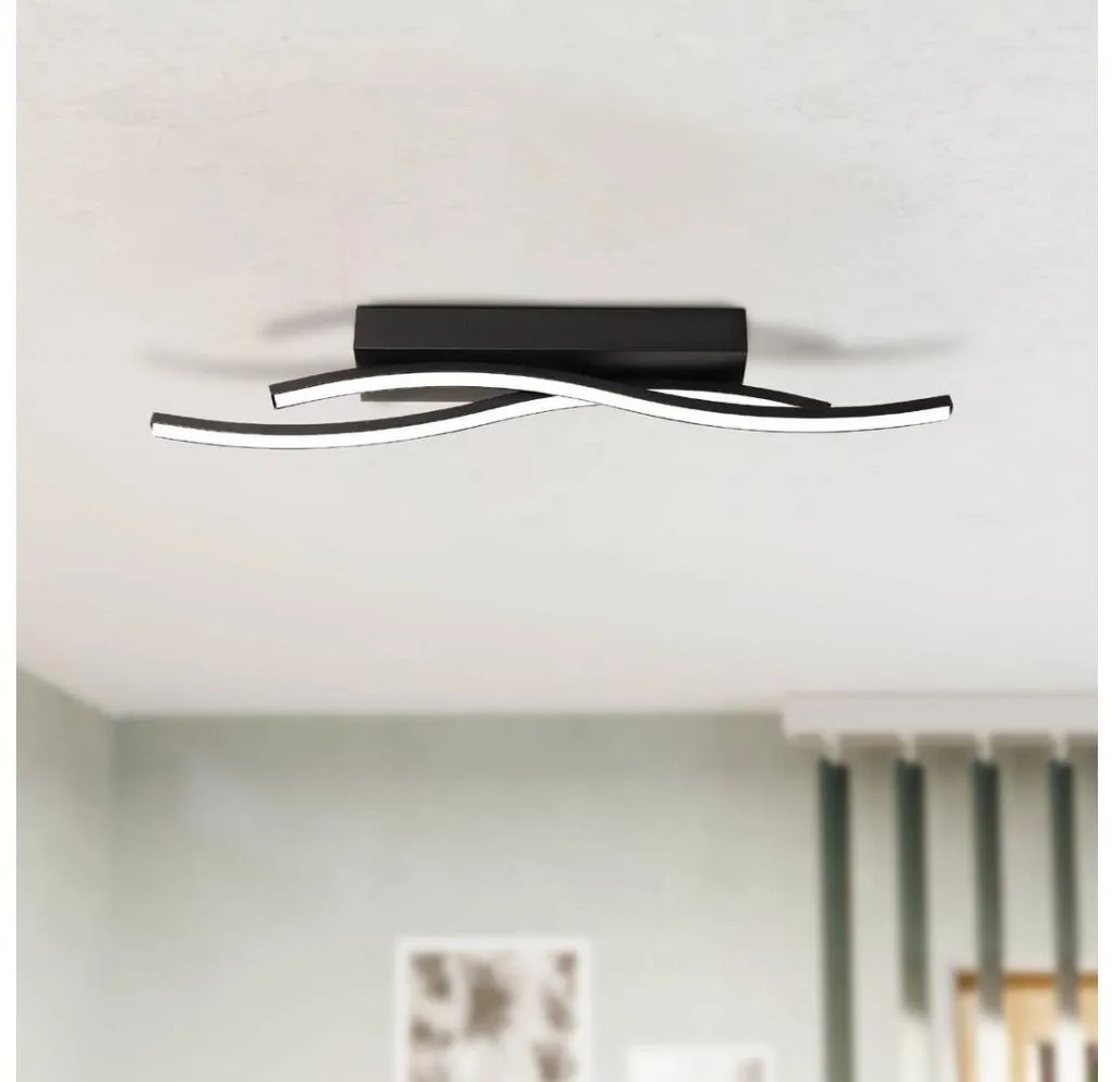 Plafonieră LED Eglo 31226 ALBORAYA LED/10,8W/230V 3000K negru