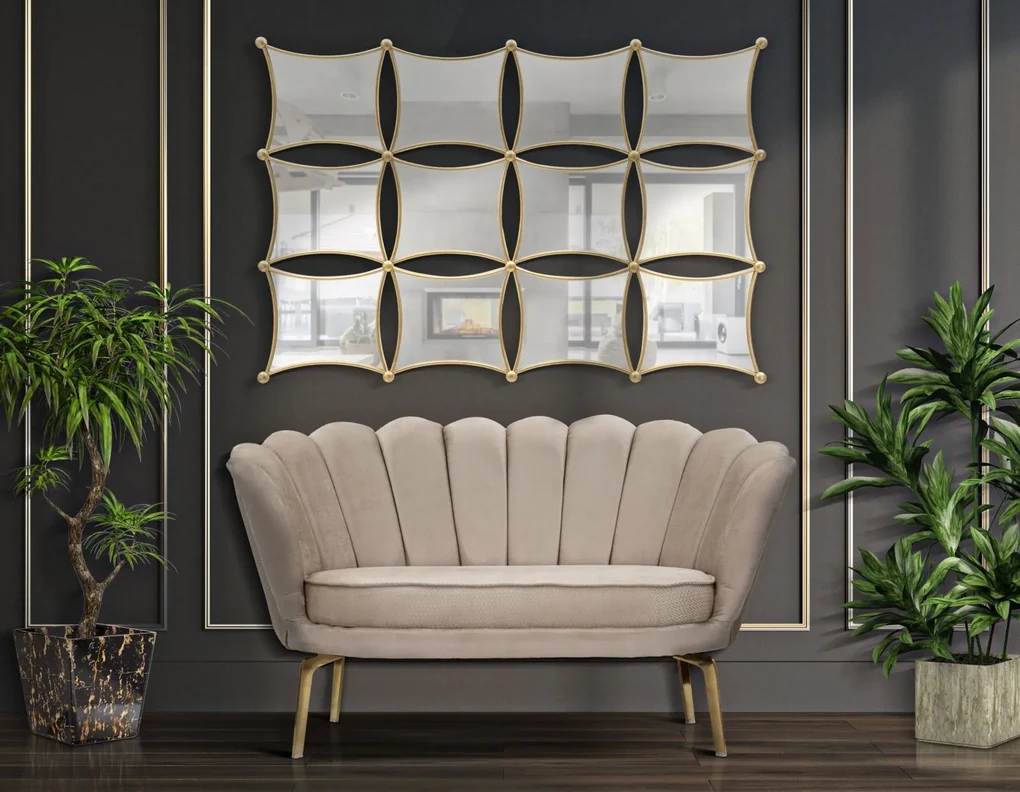 Mauro Ferretti CANAPEA VIENNA PLUS CREM CM 136X76X78