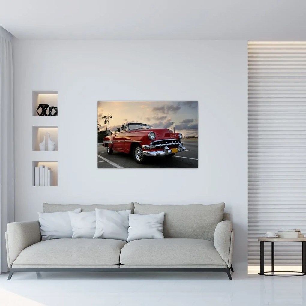 Tablou cu mașina (90x60 cm)