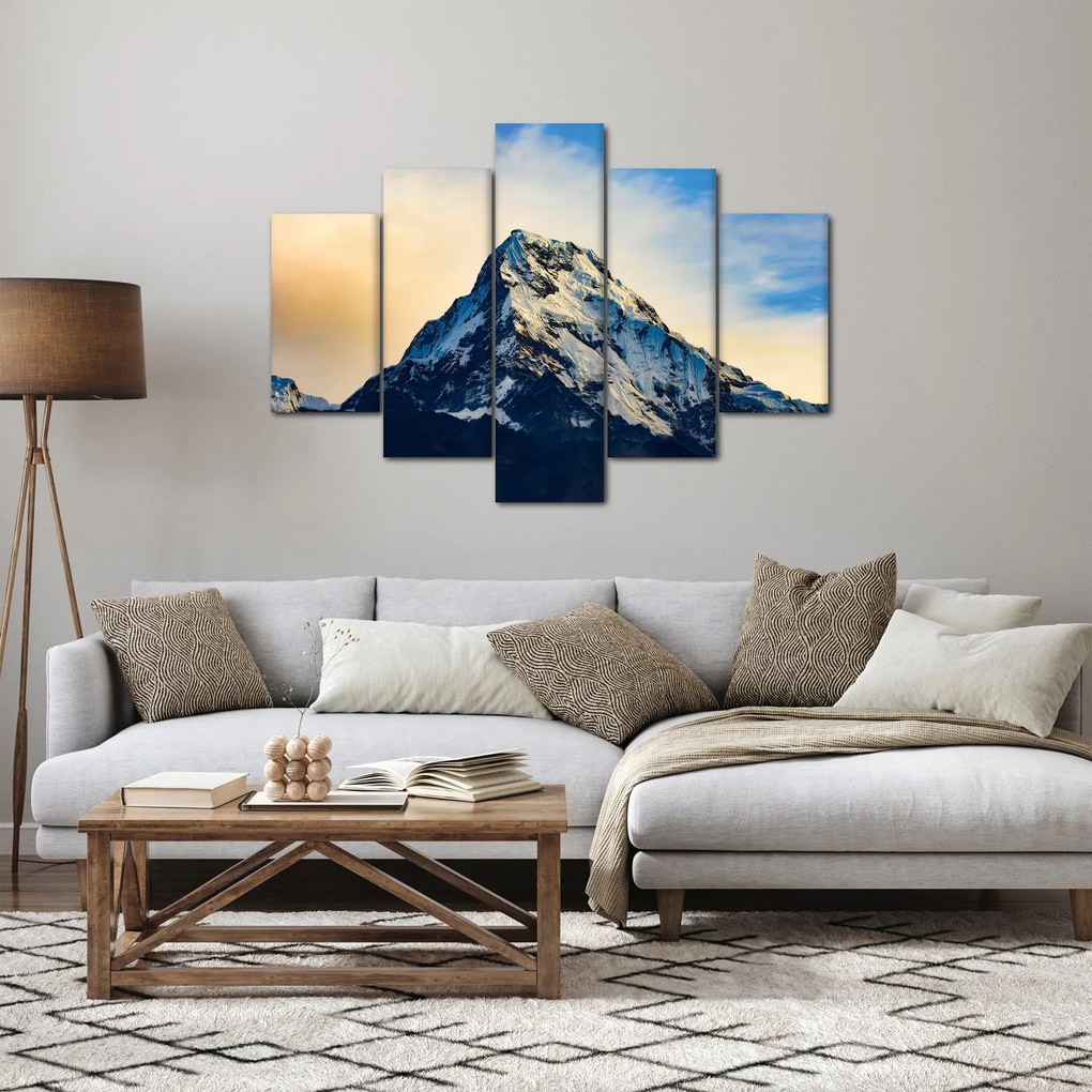 Tablou cu munții înzăpeziți, Nepal (150x105 cm)